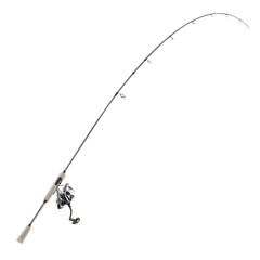 Rod and Fishing Reel Combo, IM6 Fiberglass & Carbon Fiber Spinning Rod and Reel Combo, Bass Fishing Pole with 2m Two-Piece Rods, 6+1 Ball Bearings, Stainless Steel Guides with Ceramic Rings