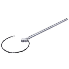Chain Wrench, 48 inch Chain Pipe Wrench, 13.4 inch Diameter Capacity, CRV Reversible Pipe Fitting Tool Wrench with High Strength Jaw and Ergonomic Handle, for Pipe Installation and Car Repair