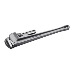 Pipe Wrench, 18" Aluminum Straight Pipe Wrench, Adjustable Plumbing Wrench, with High Strength Jaw and Ergonomic Handle, Easy to Carry, Hangable Design, for Water Pipes, Automotive Repairs