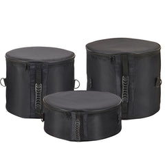 5-Piece Drum Bag Set, 1680D Oxford Fabric, Padded Drum Bags and Cases with 4.92 ft Detachable Shoulder Strap Carry Handles Foldable Design, for 55cm Kick 30cm Tom 33cm Tom 40cm Tom 35cm Snare