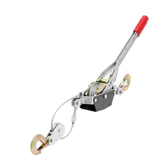 Power Puller Come Along Winch 2 Ton 4409 lbs Heavy Duty Pull Hoist 2 Hooks