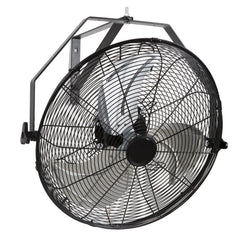 Industrial Wall Mount Fan Waterproof Metal Fan 17.6'' 3 Speed Airflow
