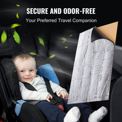 Car Sound Deadening Mat, 400 mil 1.5sq.m Automotive Sound Deadener, High Density Foam Sound Deadener Material & Heat Barrier, Double Layer Waterproof Structure Acoustic Insulation Mat