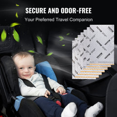 Car Sound Deadening Mat, 80 mil 3.3sq.m Car Sound Dampening Material, Butyl Automotive Sound Deadener, Noise Insulation and Vibration Dampening Material for Car