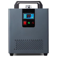 Industrial Water Chiller, KH-6000, 200W Industrial Water Cooler Cooling System with Compressor 12 L Water Tank Capacity 7.8 L/min Max Flow Rate, for CO2 Laser Engraving Machine Cooling Machine