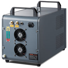 Industrial Water Chiller, KH-6000, 200W Industrial Water Cooler Cooling System with Compressor 12 L Water Tank Capacity 7.8 L/min Max Flow Rate, for CO2 Laser Engraving Machine Cooling Machine
