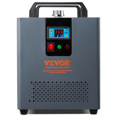 Industrial Water Chiller, KH-6000, 200W Industrial Water Cooler Cooling System with Compressor 12 L Water Tank Capacity 7.8 L/min Max Flow Rate, for CO2 Laser Engraving Machine Cooling Machine