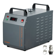 Industrial Water Chiller, CW-3000, 80W Air-Cooled Industrial Water Cooler Cooling System with 12 L Water Tank Capacity 12 L/min Maximum Flow Rate, for Laser Engraving Machine Cooling Machine