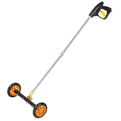 16" Pressure Washer Undercarriage Cleaner, Stainless Steel Surface Cleaner for Pressure Washer, 4000 Max PSI, Angle Adjustment Gear, 4 Spray Nozzles, 2 Extended Wands for Driveway, Patio, Deck