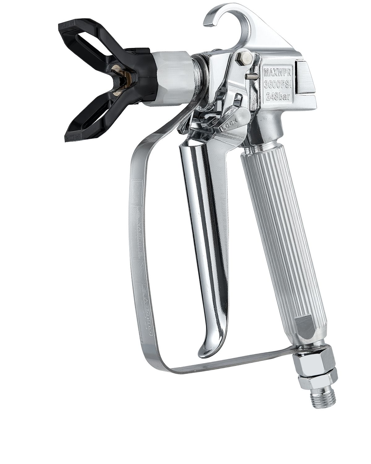 Airless Paint Spray Gun 3600PSI High Pressure Airless Spray Gun with 5Tips
