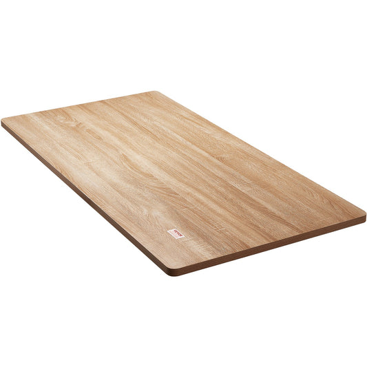 Table Top, 55" x 27.6" x 1", 220.5 lbs Load Capacity, Universal One-Piece Particle Board Desktop for Height Adjustable Electric Standing Desk Frame, Rectangular Countertop for Home & Office Desk