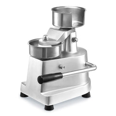 Commercial Burger Patty Maker, 100mm Hamburger Beef Patty Maker, Heavy Duty Food-Grade Stainless Steel Bowl Burger Press Machine, Kitchen Meat Forming Processor with 1000 Pcs Patty Papers