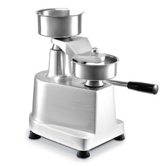 Commercial Burger Patty Maker, 100mm Hamburger Beef Patty Maker, Heavy Duty Food-Grade Stainless Steel Bowl Burger Press Machine, Kitchen Meat Forming Processor with 1000 Pcs Patty Papers