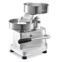 Commercial Burger Patty Maker, 150mm Hamburger Beef Patty Maker, Heavy Duty Food-Grade Stainless Steel Bowl Burger Press Machine, Kitchen Meat Forming Processor with 1000 Pcs Patty Papers