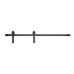 1500 mm Sliding Barn Door Hardware Kit for Single Sliding Barn Door Black