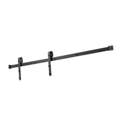 1500 mm Sliding Barn Door Hardware Kit for Single Sliding Barn Door Black