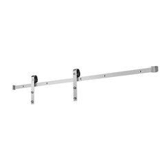2000 mm Sliding Barn Door Hardware Kit for Single Sliding Barn Door Silver