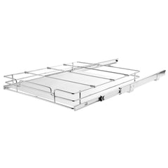 34x53 cm Pull Out Cabinet Organizer, Heavy Duty Slide Out Pantry Shelves, Chrome-Plated Steel Roll Out Drawers, Sliding Drawer Storage for Home, Inside Kitchen Cabinet, Bathroom, Under Sink