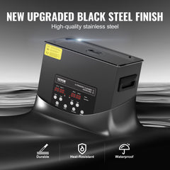6L Ultra Sonic Cleaner, 180W Digital Ultrasonic Cleaning Machine with Gentle Mode & Upgraded Degassing, 40kHz Industrial Ultrasound Cleaner with Heater & Timer for Retainer, Jewelry, Tools