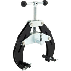 Pipe Clamp, 2 to 6 in, High Strength Ultra Clamp with Quick Acting Screws, Steel Pipe Alignment Tool with Lightweight Design, Black