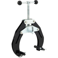 Pipe Clamp, 2 to 6 in, High Strength Ultra Clamp with Quick Acting Screws, Steel Pipe Alignment Tool with Lightweight Design, Black