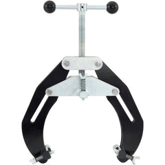 Pipe Clamp, 2 to 6 in, High Strength Ultra Clamp with Quick Acting Screws, Steel Pipe Alignment Tool with Lightweight Design, Black
