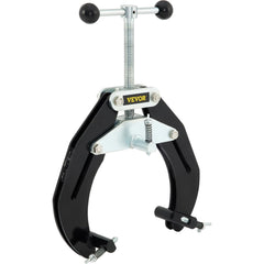 Pipe Clamp, 2 to 6 in, High Strength Ultra Clamp with Quick Acting Screws, Steel Pipe Alignment Tool with Lightweight Design, Black