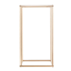 Wedding Flower Stand, 10PCS 40cm Column Flower Stand, Floral Stands with Acrylic Laminate, Gold Rectangular Floral Display Rack for Wedding, Party, Birthday, Home, Gold Centerpiece Stands