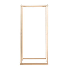 Wedding Flower Stand, 10PCS 60cm Column Flower Stand, Floral Stands with Metal Laminate, Gold Rectangular Floral Display Rack for Wedding, Party, Birthday, Home,  Gold Centerpiece Stands