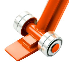 Prylever Bar, 2994 kg Weight Capacity, 1.4 m Carbon Steel Handle Lever Dolly, Pry Lever Bar with Wheels for Large Pallets, Heavy Items, Concrete Blocks, Heavy Duty Equipment Handling