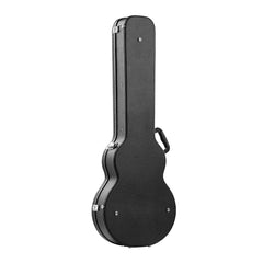 Electric Guitar Hard Case, 1050 mm Gourd-Shaped Guitar Hard Case, With Lock Latch Key Handle, PVC Padding Soft Lining Water-Resistant Hard Shell Guitar Cases, for 990 mm LES Paul Guitars, Black