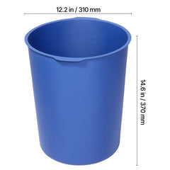 18.9L Bucket Liner for Concrete Mix, Reusable Silicone Mortar Bucket Liner for Thinset Paint Concrete Epoxy Mixing, Heavy-duty Grout Mixer Insert Tool with Graduated Measurements, Blue