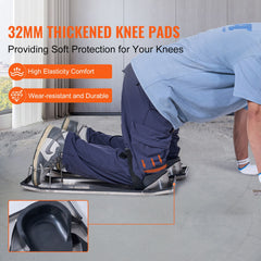 Concrete Knee Boards Knee Sliders 28" x 8" 2 Pair w/ Knee Pad for Concrete