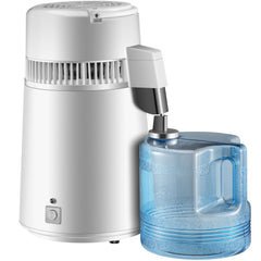 Water Distiller Purifier Pure Water Distiller Filters Water Distillation 4L Internal Stainless Steel with Collection Bottle