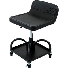 Rolling Garage Stool 300LBS Adjustable Mechanic Work Shop Seat w/Casters