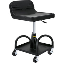 Rolling Garage Stool 300LBS Adjustable Mechanic Work Shop Seat w/Casters