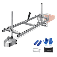 Portable Chainsaw Mill 14"-36" Guide Bar 0.2"-11.81" Cutting Thickness