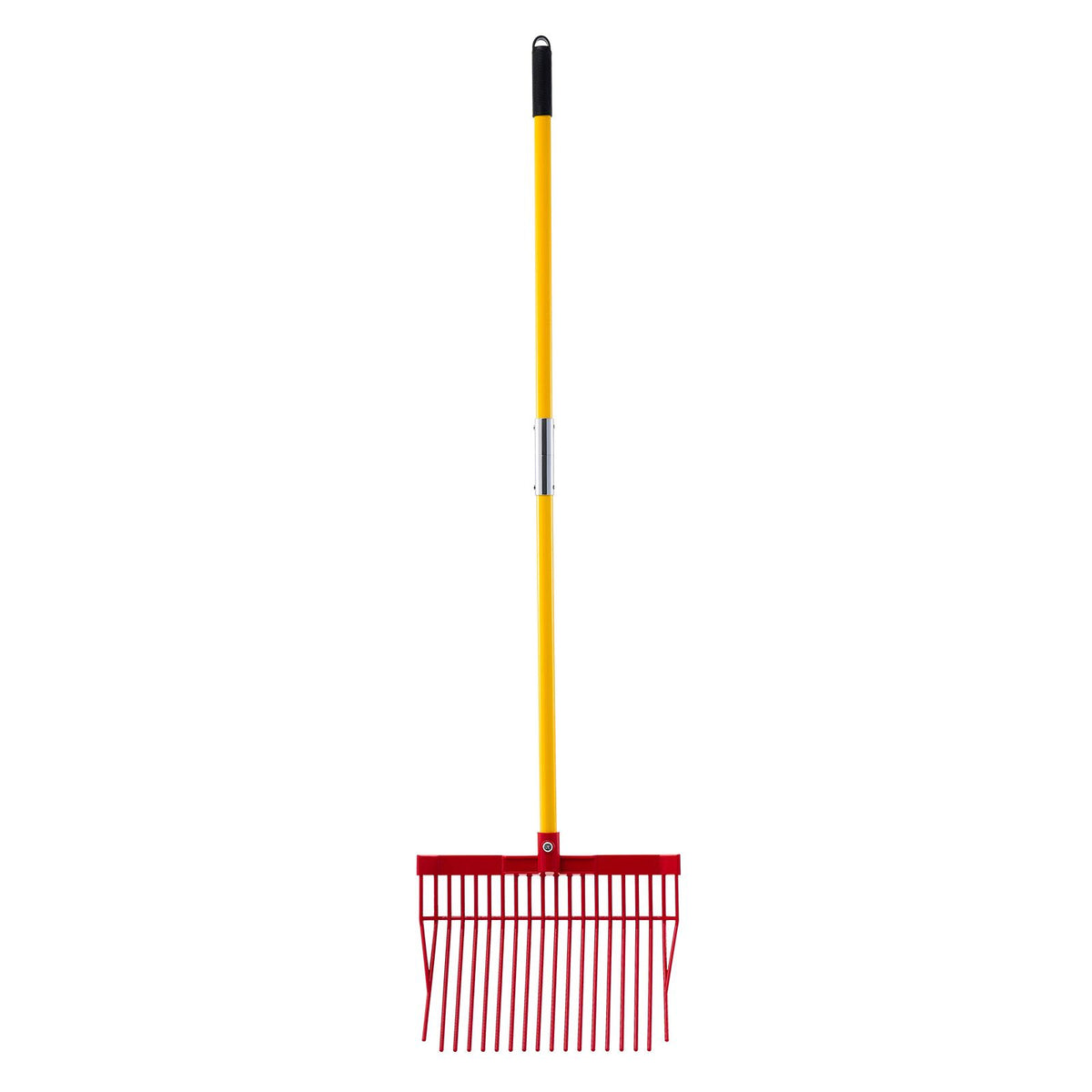 Horse Manure Fork Garden Tool 18 Tine Plastic Pitchfork Muck Rake for Hay