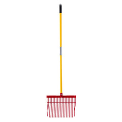 Horse Manure Fork Garden Tool 18 Tine Plastic Pitchfork Muck Rake for Hay