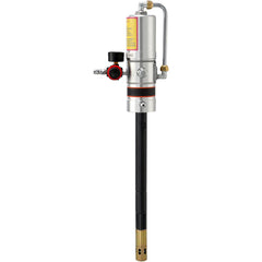 Grease Pump, 50:1 Pressure Ratio Air Operated Grease Pump with 3.88 m High Pressure Hose and Grease Gun, Pneumatic Grease Pump, Portable Lubrication Grease Pump with 360° Swivel Grease Gun Head