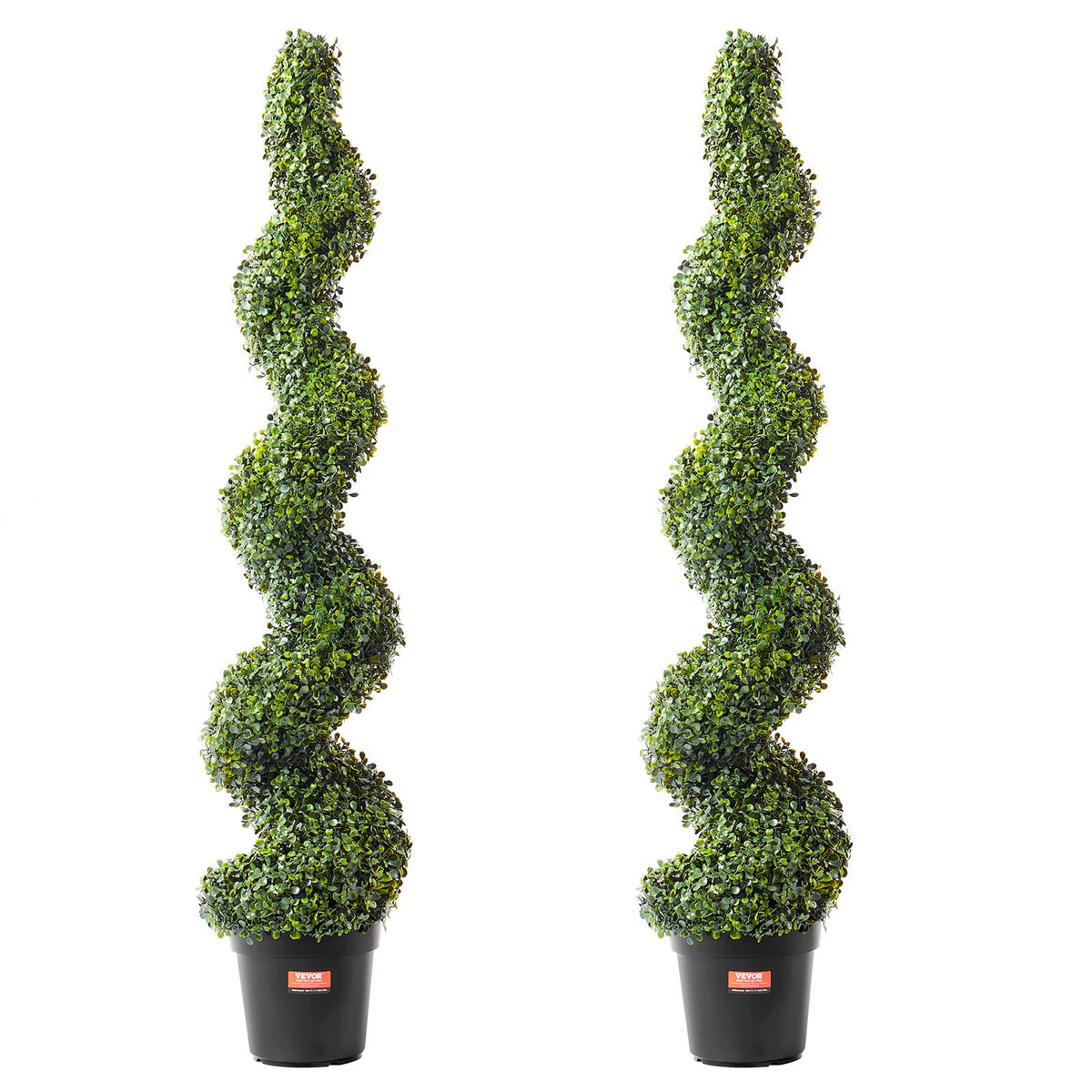 2 Pack 152.4cm Artificial Boxwood Topiary Tree Faux Plant UV Decor In/Outdoor