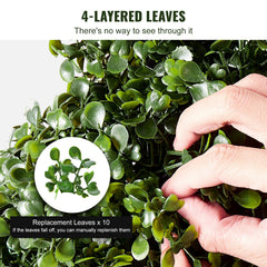 2 Pack 152.4cm Artificial Boxwood Topiary Tree Faux Plant UV Decor In/Outdoor