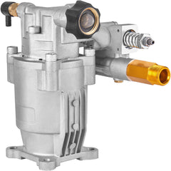 Pressure Washer Pump, 19 mm Shaft Horizontal, 3400 PSI, 2.5GPM, Replacement Power Washer Pumps Kit, Parts Washer Pump, Compatible with Honda, Simpson, RYOBI, Briggs & Stratton, Subaru, Craftsman