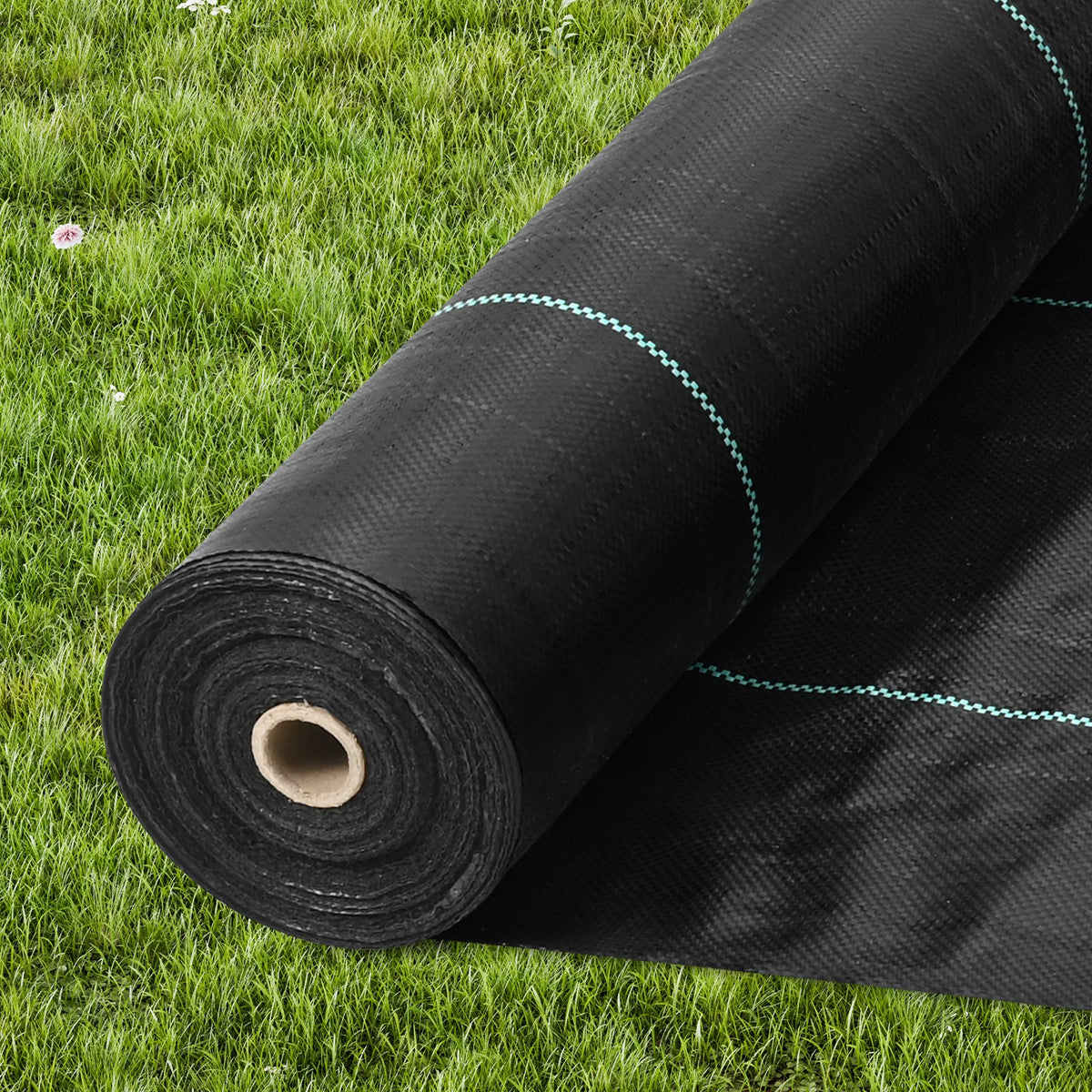 4FTx300FT Premium Heavy Duty Weed Barrier Landscape Fabric, 3.2OZ Woven Geotextile Fabric Under Gravel, High Permeability for Weed Blocker Weed Mat, Driveway Fabric, Weed Control Garden Cloth