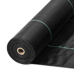 Weed Barrier Landscape Fabric, 6*300FT Heavy Duty Garden Weed Fabric, Woven PP Weed Control Fabric, Driveway Fabric, Geotextile Fabric for Landscaping, Ground Cover, Weed Blocker Weed Mat, Black
