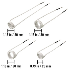 Induction Heater Coil Kit Induction Coils 8PCS For Removing Rusty Bolts