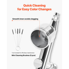 Airbrush Kit Air Brush Kit 1/6 HP Air Compressor 1 Airbrush 3 Tips Paint