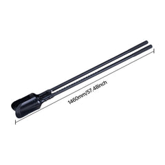 Post Hole Digger, Heavy Duty Post Hole Digger with Fiberglass Handle, Manual Hole Digger with Scale Markings and Metal Blade, Post Hole Digger Tool for Digging Gardening and Outdoors, 1460 mm