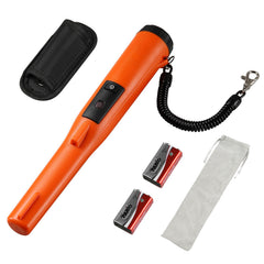 Metal Detector Pinpointer, IP68 Fully Waterproof Handheld Pin Pointer Wand, 11.4 cm Detection Depth, 3 Modes, Professional Treasure Hunting Probe with Holster and 9V Battery, for Adults and Kids
