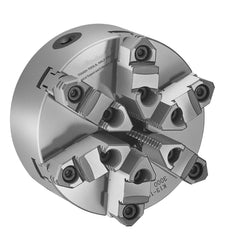6-Jaw Lathe Chuck, 6 Inch (160 mm), Self-Centering Chuck with D1-4 Cam Lock Backing Plate, 0.12-5.71 in (3-145 mm) Clamping Range with T-wrench Screws, HT300 Material, for Wood Metal Lathe